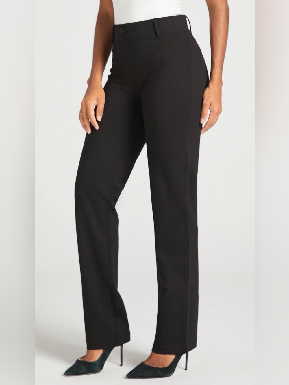 NWOT Betabrand Classic Dress Pant Yoga Pant | Straight
